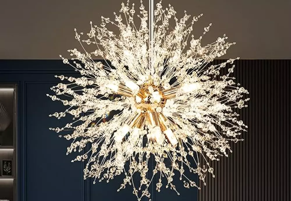 antique gold crystal chandelier