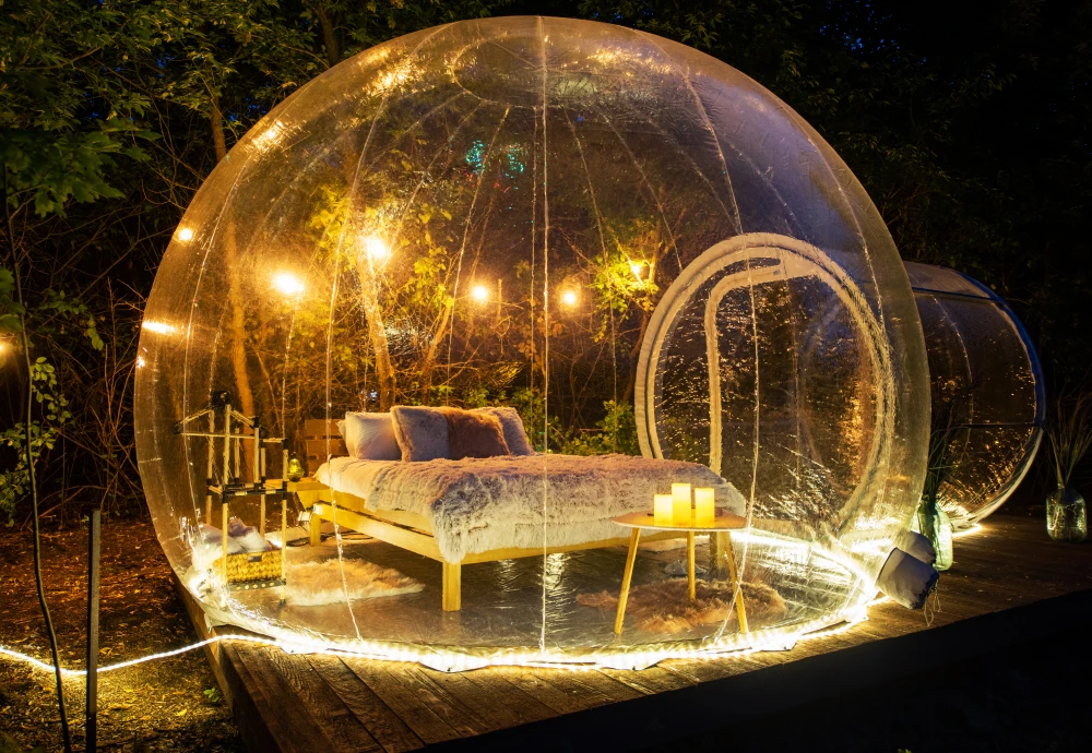 pop-up bubble tent