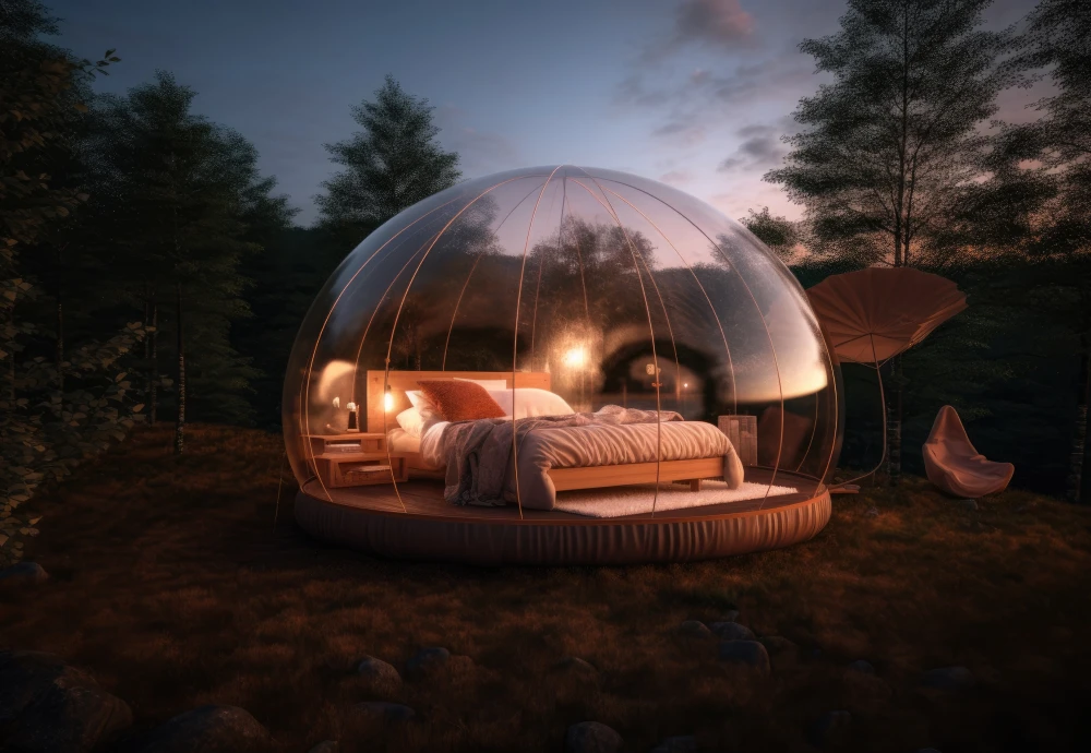 clear camping bubble tent